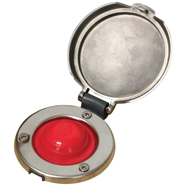 Lofrans, Fotbrytare RF-hus 12/24V röd, Ø75 mm, 5 A