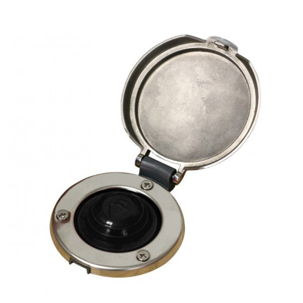 Lofrans, Fotbrytare RF-hus 12/24V, svart, Ø75 mm, 5 A