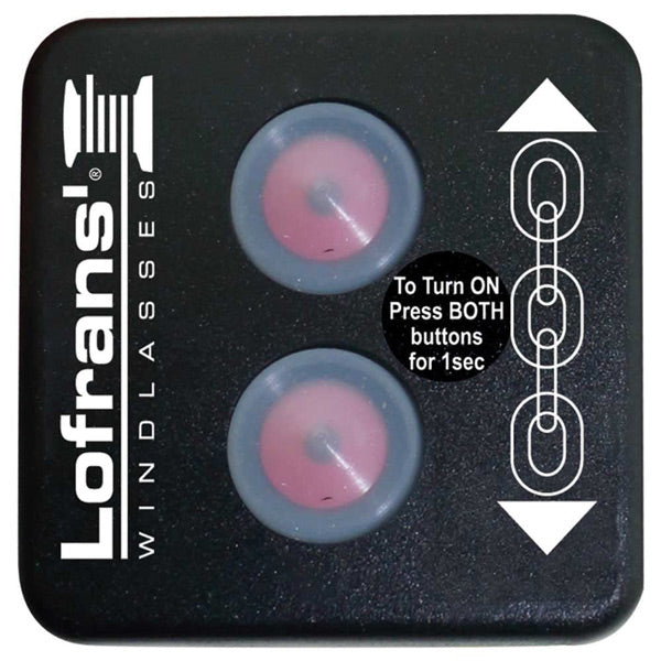 Lofrans, beröringsbrytare med LED, svart, IP67, automatisk avaktivering