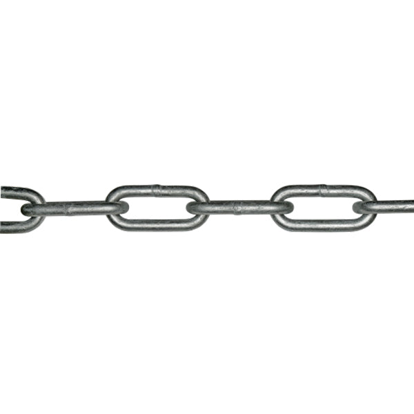 Långlänkad kätting galvad 10mm DIN 763 10m