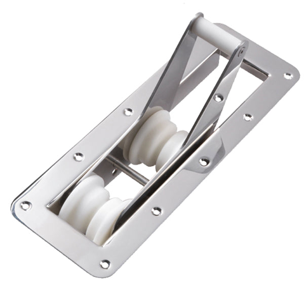 SeaTec, Ankarrulle RF, rostfritt stål, nedsänkt, 15 kg kapacitet, 145 mm bred, 400 mm lång