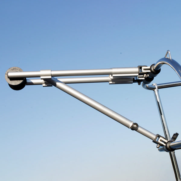 NOA, Ankardavit, max 12 kg, 600x147x75 mm, Anodiserad aluminium, Passar 25 mm rör