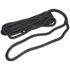 Robline fortøjningstov sort i flettet design, 18mm x 12m set forfra.