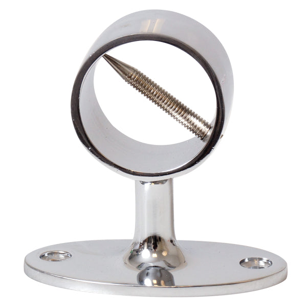 SeaTec, Räckeshållare, förkromad mässing, Ø36 mm, 78 mm