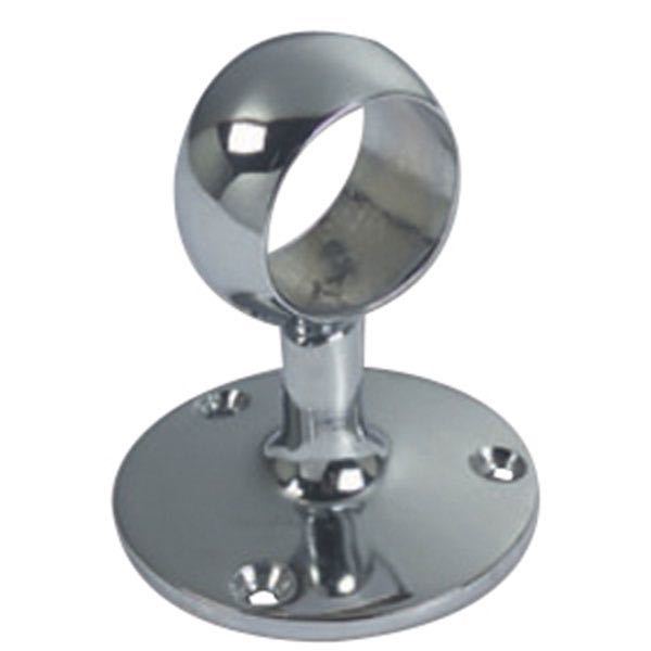 Foresti, Mittpunkt, Förkromad mässing, 30 mm stång, Ø 65 mm, Höjd 75 mm