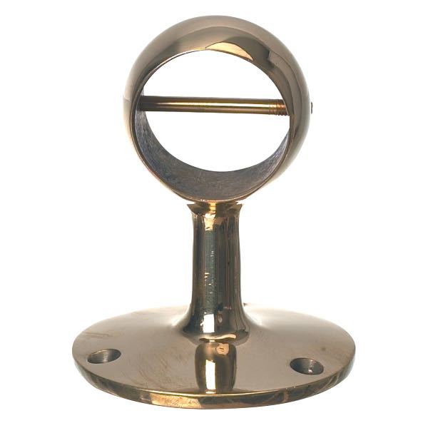 Foresti, mittstycke för Ø36 mm rep, polerad mässing, 70 mm fot, 90 mm höjd