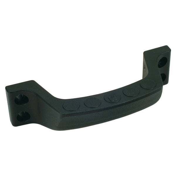 Roca, Hållare/Fotbräda, Svart, 165x42mm, 500 kg brotthållfasthet, 400 kg maxlast