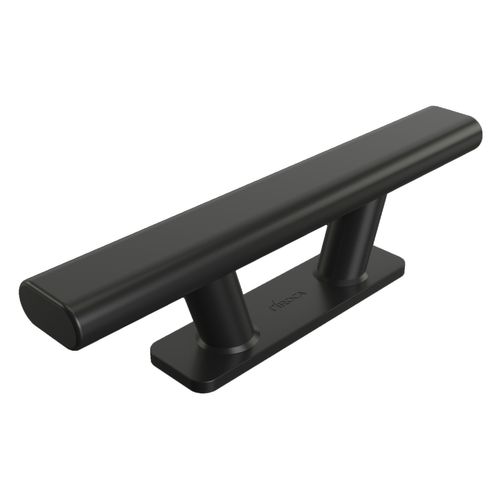 Roca, pollare AISI 316, svart, 265x70mm, M12