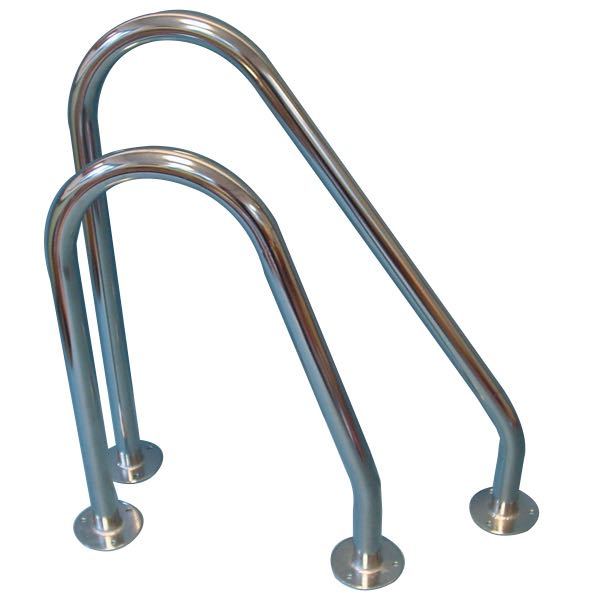 SeaTec, Hajfena, rostfritt stål AISI 316, 25 mm, H=450 mm, B=320 mm, 1 st.