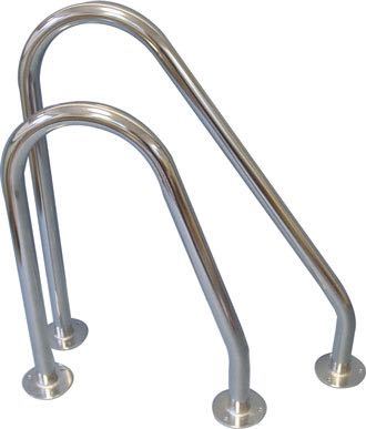 SeaTec, Hajfena, rostfritt stål AISI 316, 25 mm, H=600 mm, B=480 mm, 1 st.