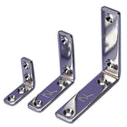 Roca vinkelbeslag 30x30x12 mm set forfra med skruer