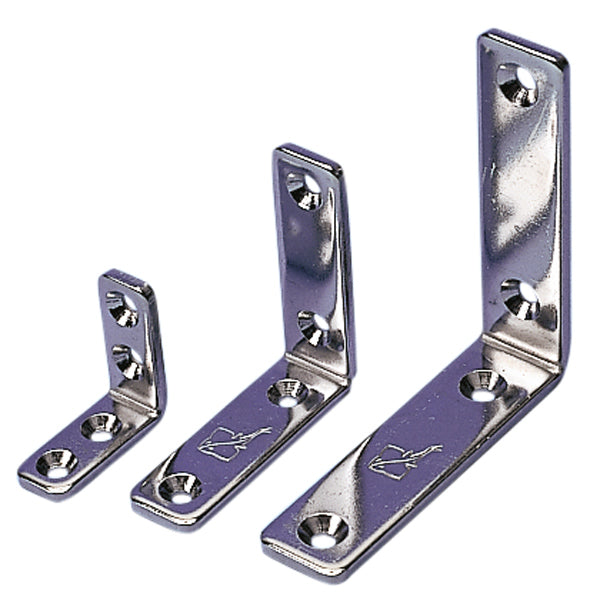 Roca, Vinkelfäste 30x30x12mm AISI 304, Skruv 3.6mm, Rostfritt stål