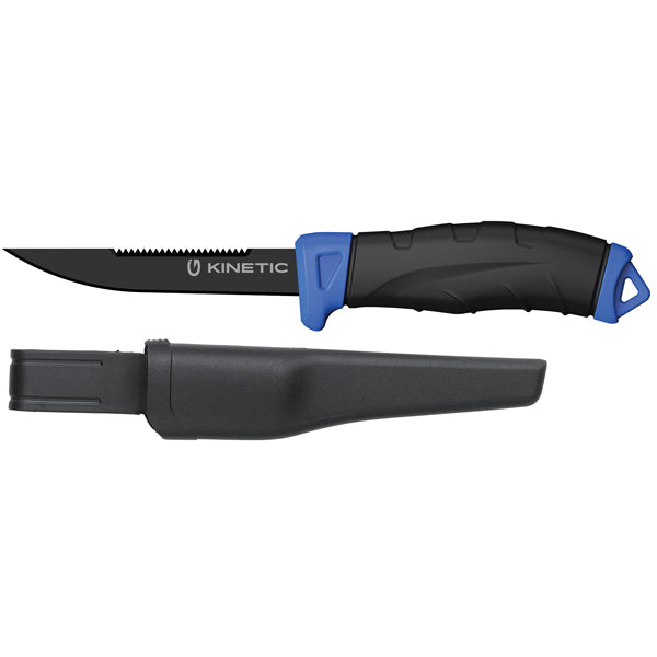 Kinetic, fiskekniv, 4" rostfritt stål, ergonomiskt gummigrepp
