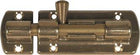 Foresti skudrigel i messing set forfra, dimensioneret 90x30mm