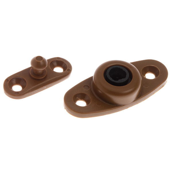 Roca, dörrstopp, 3-delat nylon/gummi, djup 17 mm, höjd 58 mm