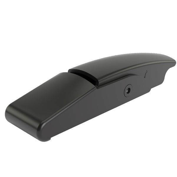 Roca, Excentriskt lås, Svart anodiserad AISI 304, 93-103 mm, Låsbeslag ingår