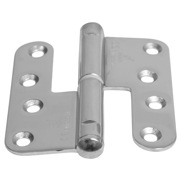 Roca, Dörrgångjärn, AISI 316, Högerböjt, 74x85 mm