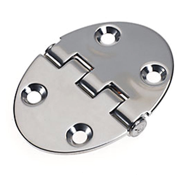 Roca, oval hänge, AISI 316, baksida, 64,5x48 mm