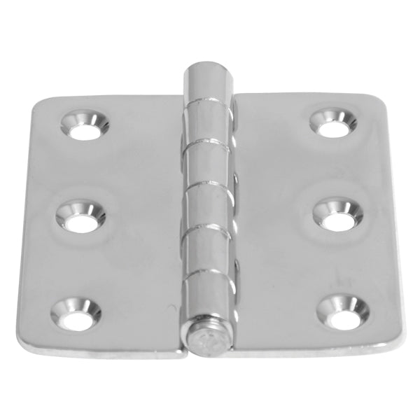 Roca, Kantgångjärn RF, Rostfritt stål AISI 316, 75x66 mm