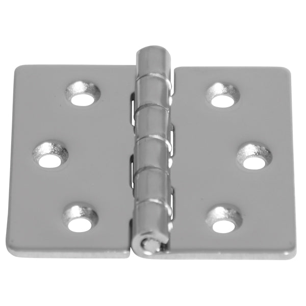 Roca, Kantgångjärn RF, Rostfritt stål AISI 304, 45x45 mm