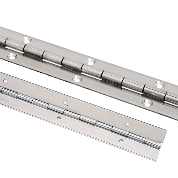 Rostfritt pianogångjärn RF 0,8 x 30 mm, 2m - AISI304