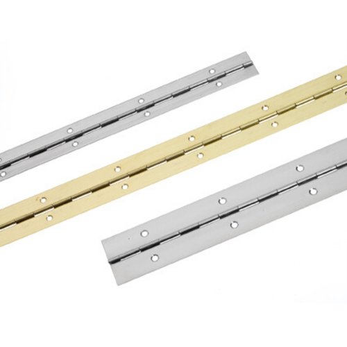 SeaTec, Pianogångjärn, rostfritt stål, 1000x40 mm, 60 mm hålavstånd, 2,9 mm skruv - AISI 304