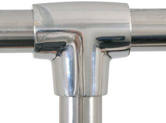 SeaTec, T-stycke 90°, Ø22mm, AISI 316, rostfritt stål