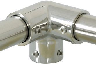 SeaTec, hörnstycke Ø22mm - 90° AISI 316, RF