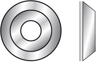 Marifix, Dekorationsskivor M4 A4 DIN 9255-4, 10 st, Ø 11,4 mm, Rostfritt stål