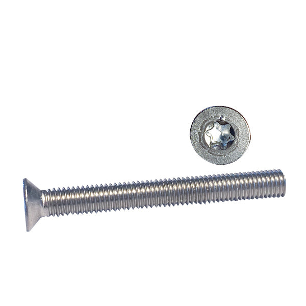 Maskinskrue fra 1852 med Torx-hoved, vist i close-up
