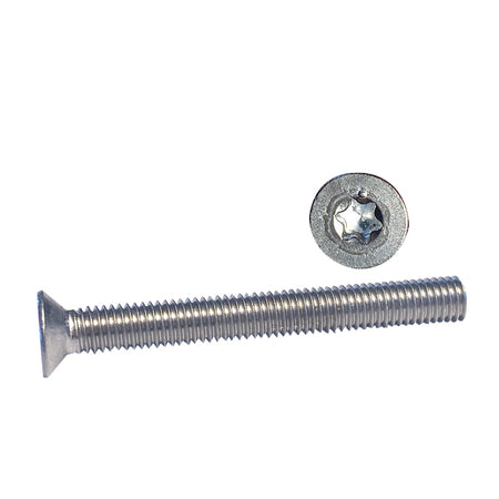 Maskinskrue fra 1852 med Torx-hoved, vist i close-up