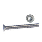 Maskinskrue fra 1852, torx, undersænket i rustfrit stål, 8 x 80 mm