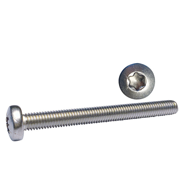 1852, Maskinskruv Pan Head Torx, A4, 4 x 25 mm, 10 st