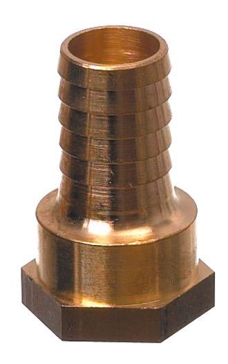 Guidi, Slanganslutning, Mässing, Invändig gänga, 1/2", 12mm, 44mm