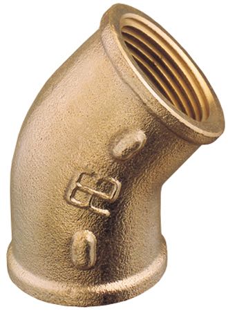 Guidi, slangkopplingar 45° in, mässing, 1 1/2"