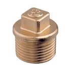 Guidi prop med udvendigt gevind 3/4" i messing, set fra siden