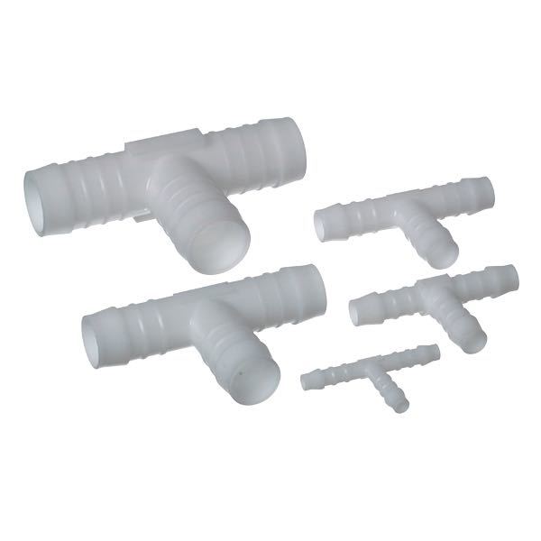 SeaTec, T-stycke av plast, 10mm, för montering av slangar 6-25mm, bensin-/dieselresistent