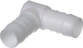 SeaTec, Plastvinkel 25mm, Bensin- och dieseltålig slangkoppling, Lämplig för slangar 6-25 mm