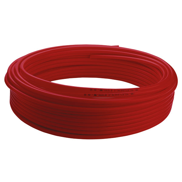 SeaTec, Flexibel slang, Röd, Ø12 mm, 50 m, Max 60 °C, 9 mm Inv. Ø