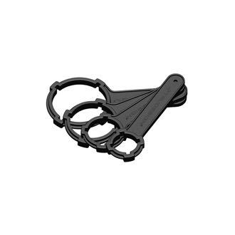 Trudesign, Kulventilnyckel 3/4" & 1", svart komposit, CE-märkt, IMCI-certifierad