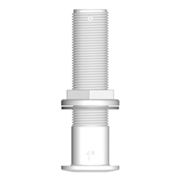 Trudesign, Krok Passage Lång, Vit Komposit 1", 140 mm