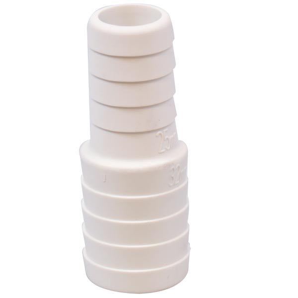 Trudesign, Slangadapter 19-13 mm, Vit, Glasfiberarmerad polymer