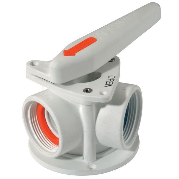 Trudesign, D-Lux 3-vägsventil, 1 1/2" invändig gänga, 300 PSI, fiberarmerad nylon