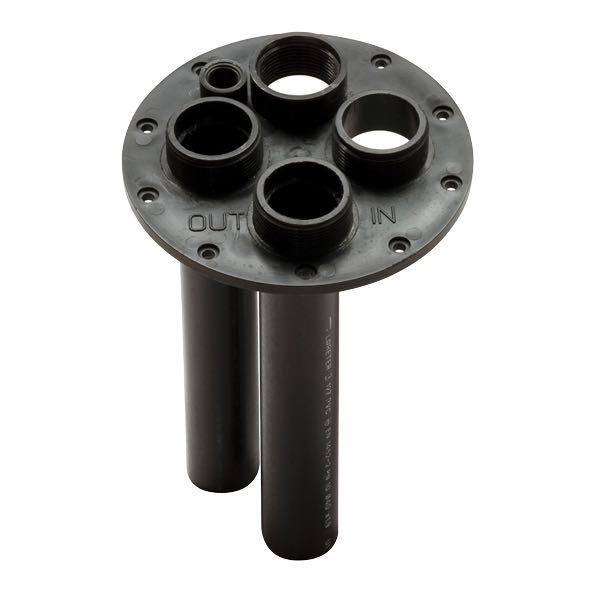 SeaTec, Anslutningsfläns för septiktankar, standardstorlek, slitstark plast eller metall