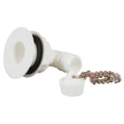 Barka 90° afløb med 20 mm studs set fra siden