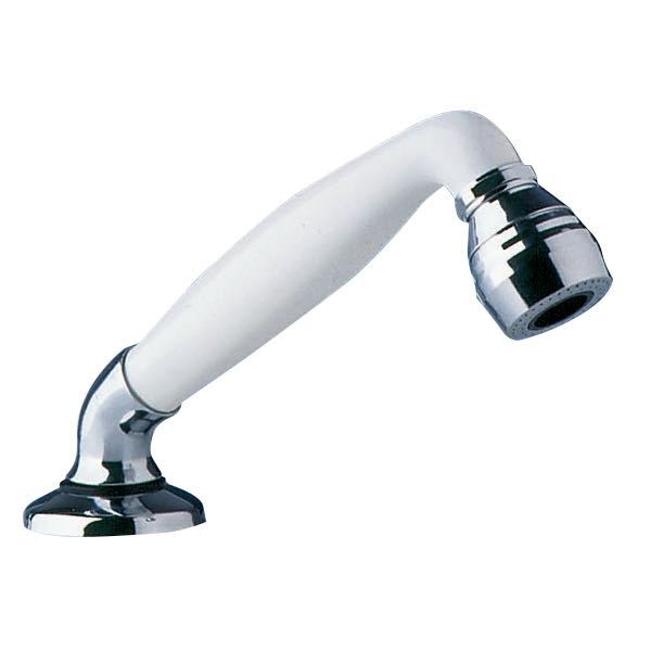 Barka, Utdragbar dusch med justerbar vattenstråle, 1 1/2 m slang, 3/8" utvändig gänga, Monteringsrosett. gänga, Monteringsrosett för bänkskiva