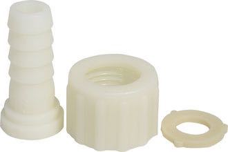 Barka, Slangkoppling 1/2", Passar 12 mm slangar, Plast