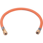 IGT gasslange 0,6m med 1/4" til 8mm rørtilslutning, pakket i blister