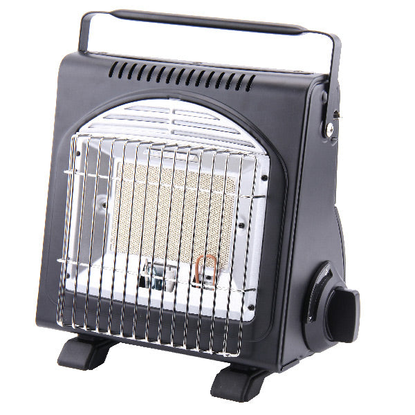 1852, Bærbar Gasvarmer 1700W med ODS og Væltesikring