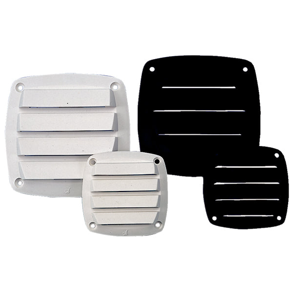 Roca, Ventilgaller, Vit, 125x125 mm, PVC, Planmontering